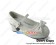 Matt White Heart Shaped Ruffle Chunky Princess Lolita Shoes