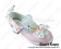 Pink White Bow Ruffle Lovely Chunky Princess Lolita Shoes