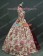 Victorian Lolita Reenactment Stage Antique Gothic Lolita Dress Red Floral