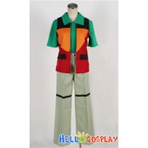 Pokemon Brock Takeshi Cosplay Costume