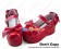 Mirror Red Round Buckle Platform Sweet Lolita Shoes