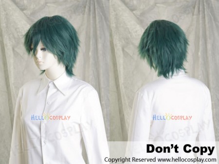 Dark Green Cosplay Short Layer Wig