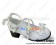White Pearls String Chunky Princess Lolita Shoes