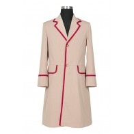 Doctor The 5th Doctor Fifth Dr Peter Davison Cosplay Costume Trench Coat
