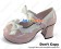 Pink White Instep Strap Bows Chunky Princess Lolita Shoes