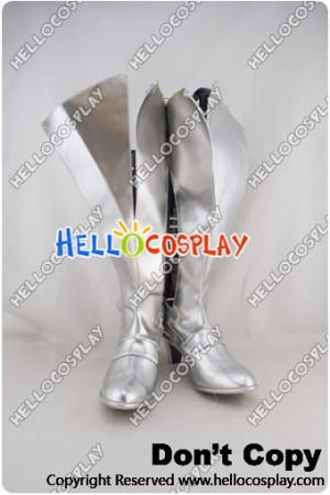 Vindictus Cosplay Shoes Kay Boots Silver