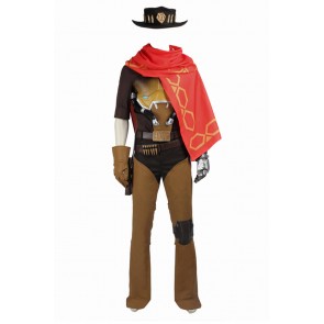 Overwatch McCree Cosplay Costume Uniform