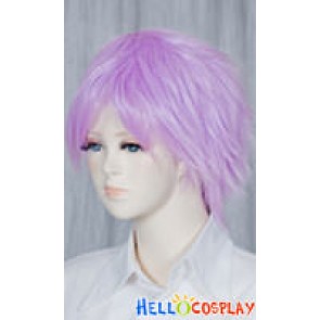 Pink Purple Cosplay Short Layer Wig