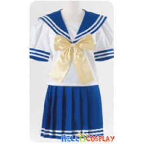 Lucky Star Cosplay Konata Izumi Costume Summer Sailor Uniform