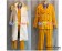 One Piece Cosplay Kizaru Borsalino Costume Admiral Sakazuki Yellow Stripe Suit