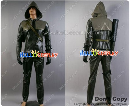 Green Arrow Cosplay Queen Green Uniform Costume