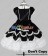 Sweet Lolita Gothic Puck Frill Lace Dress