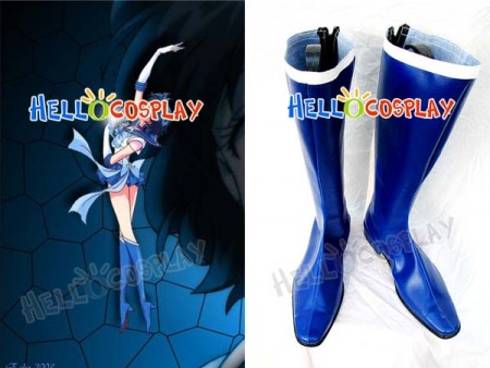 Sailor Moon Cosplay Mizuno Ami Boots