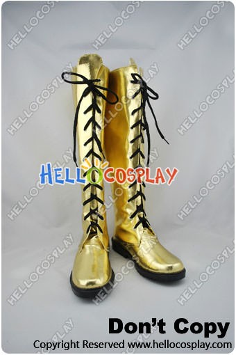 Monster Girl Quest Luka Blue Shoes Cosplay Boots