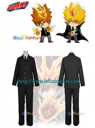 Katekyo Hitman Reborn Tsunayoshi Sawada Cosplay Suit