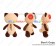 UN GO Cosplay RAI Accessories Button Brown Panda Doll