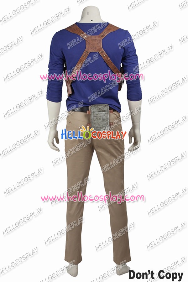 NEW Uncharted 4: A Thief's End Nathan Drake Costume T-Shirt