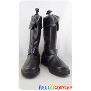 D Gray Man Cosplay Shoes Allen Walker Boots Brown