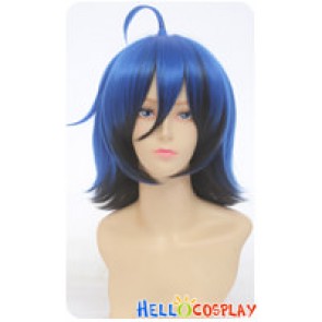 Yowamushi Pedal Cosplay Sangaku Manami Wig Black Blue Gradual Change