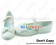 Matt White Ruffle Bow Contract Chunky Sweet Lolita Shoes