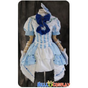Vocaloid 2 Cosplay Miss Germany Megurine Luka Blue Lolita Dress Costume