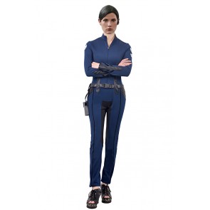 S.H.I.E.L.D. Maria Hill Cosplay Costume Jumpsuit