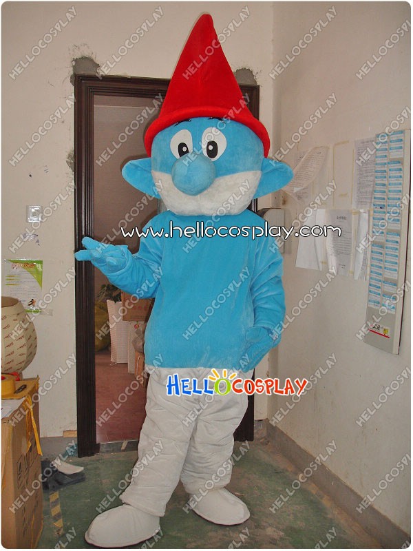 The Smurfs Papa Smurf Mascot Costume Adult Mascots