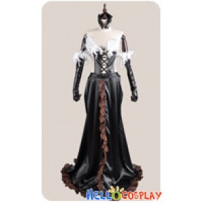 Accel World Cosplay Kuroyukihime Black Snow Princess Lotus Dress Costume