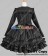 Sweet Lolita Gothic Punk Classic Black Sailor Collar Dress