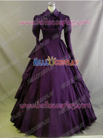 Victorian Lolita Vintage Party Gothic Lolita Dress Purple