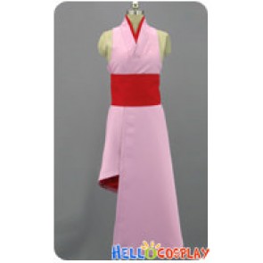 BlazBlue Calamity Trigger Cosplay Pink Kimono Dress Costume