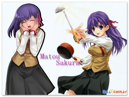 Fate/stay night Cosplay Homurabara Gakuen School Girl Uniform