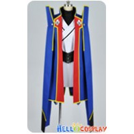 BlazBlue Cosplay Jin Kisaragi Blue Uniform Costume