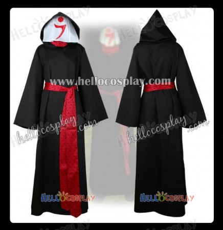 Mabinogi Cosplay Wizard Costume Black Robe