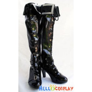 Vocaloid 2 Cosplay Black Rock Shooter Boots New
