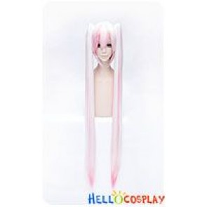 Vocaloid 2 Sakura Miku Cosplay Wig White Pink