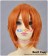 Dark Orange Brown Short Layered Cosplay Wig