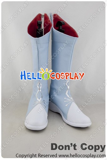 RWBY 4 White Trailer Weiss Schnee Cosplay Boots Shoes