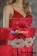 Party Cosplay Red Long Ball Gown Formal Dress Costume