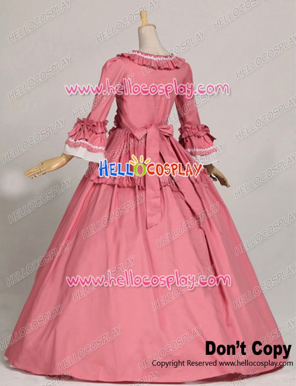 pink renaissance dress