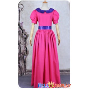 Adventure Time Bubble Princess Princess Bubblegum Cosplay Costume Pink Dress