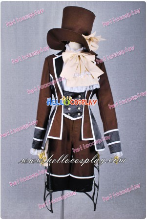 Black Butler Cosplay Ciel Phantomhive Brown Dandy Outfit