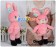 Vocaloid 2 Cosplay Lots Of Laugh Pink Rabbit Plush Doll