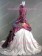 Victorian Lolita French Bustle Gothic Lolita Dress Wine Floral