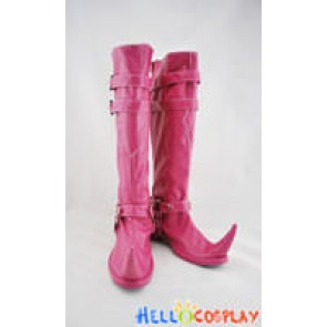 Blue Exorcist Cosplay Shoes Mephisto Pheles Boots Pink