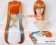 Vocaloid 2 Hatsune MIku Orange Blue Cosplay Wig