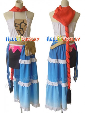 Final Fantasy XII 12 Yuna Cosplay Costume