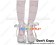 White Ballet Ribbon Lace Chunky Sweet Lolita Shoes