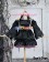 Vocaloid 2 Cosplay Miku Costume Black Short Formal Dress