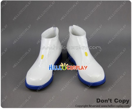 Vocaloid 2 Cosplay Shoes Kaito White Shoes